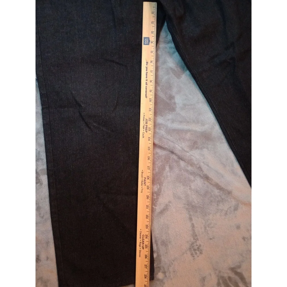 Blac‎ Lacquer Jeans Mens Sz 36 x 28 Black Raw Denim Hip Hop Streetwear Straight